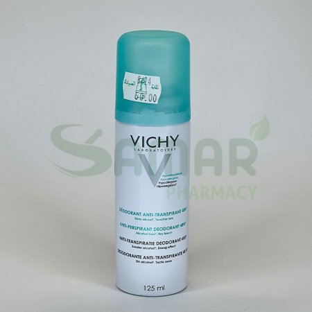 VICHY DEODORANT SPRAY AEROSOL GREEN 125ML