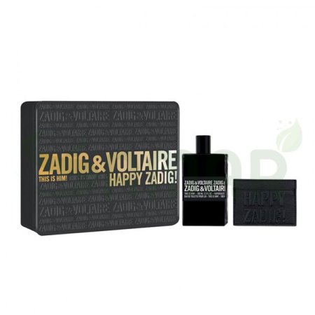Zadig & Voltaire This is Him Set 100ml + Black Wallet