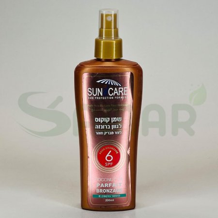 sun and care spf 6  coconut bronzage 200ml