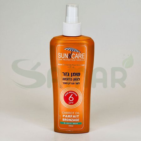 sun and care spf 6 carrot oil bronzage 200ml