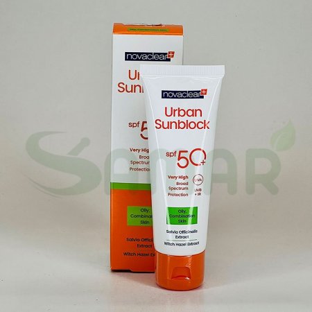 NovaClear Urban Oily & Combination SunBlock spf50+ very high 40ML