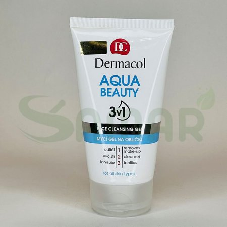 Dermacol Aqua Beauty 3in1 Face Cleansing Gel 150ml