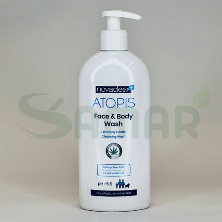 NovaClear Atopis Skin Relief Face & Body Wash 500ml