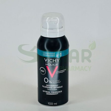 vichy deodorant spray black for men 100ml
