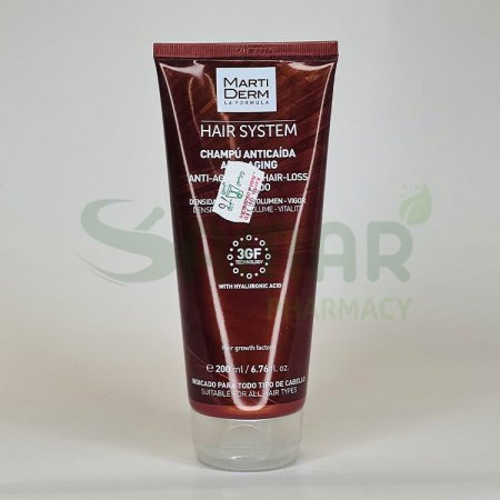 MARTI DERM HAIR SYSTEM  anti hair loss shampoo 200 ml