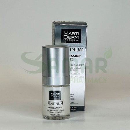 marti derm platinum expression gel eye and lip countor  15ML