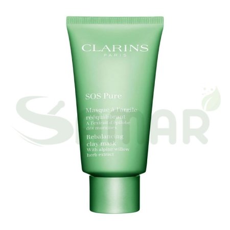 CLARINS SOS PURE REBALANCING CLAY MASK 75 ML