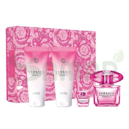 VERSACE BRIGHT CRYSTAL ABSOLU EDP SET 4PCS
