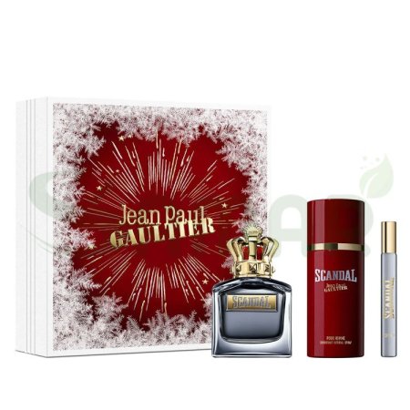 JEAN PAUL GAULTIER SCANDAL EDT FOR HIM SET 3PCS
