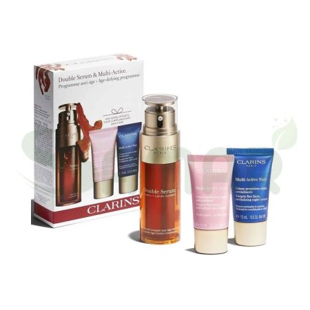 CLARINS DOUBLE SERUM & MULTI ACTIVE 3PCS