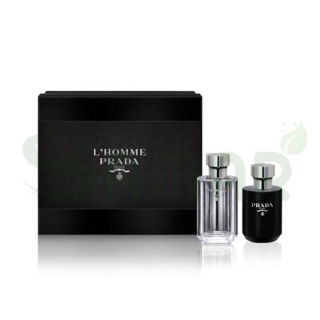 LHOMME PRADA MILANO EDT SET 2PCS