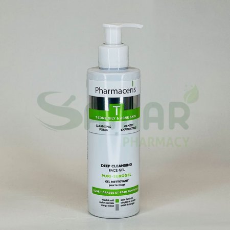 PHARMACERIS PURI- SEBOGEL DEEP CLEANSING FACE GEL (T) 190ML