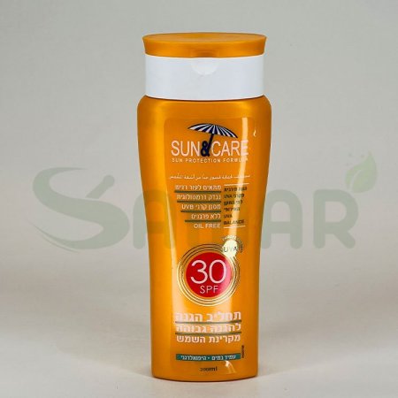 SUN & CARE UVA BODY LOTION SPF30 200ML