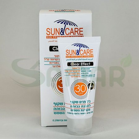 SUN & CARE UVA BALANCE CLEAR EFFECT FACE GEL SPF30 60ML