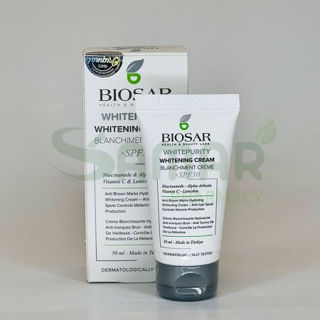 BIOSAR WHITEPURITY WHITENING CREAM SPF30 50ML