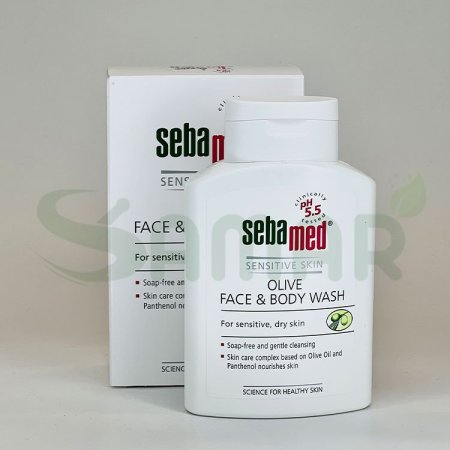 SEBAMED OLIVE FACE & BODY WASH 200ML
