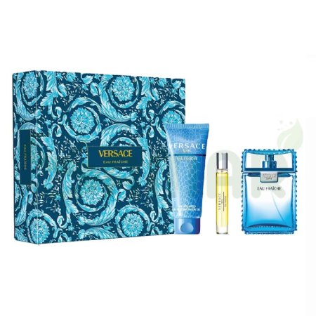 VERSACE MAN EAU FRAICHE EDT SET 3PCS
