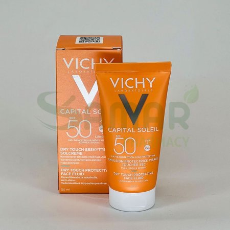 VICHY CAPITAL SOLEIL SPF50+ DRY TOUCH FACE FLUID 50ML
