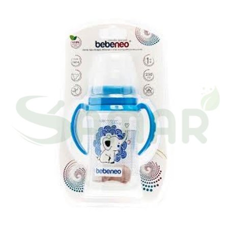 bebeneo handled feeding bottle 250ml