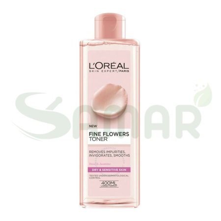 loreal fine flower cleansing toner 400ml
