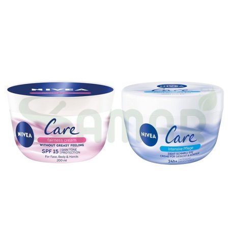 nivea care cream face and body 200ml