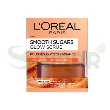 loreal paris smooth sugars face and lips mask