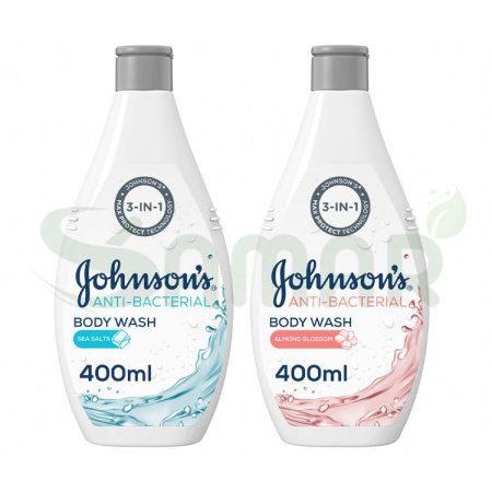 johnson anti bacterial body wash 400ml