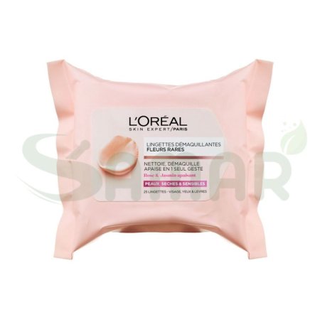 loreal fine flowers make up remover wipes