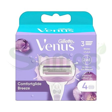 Gillette Venus Comfortglide 4razor*3Blades