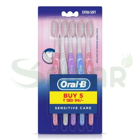 ORAL B TOOTHBRUSH 5PCS