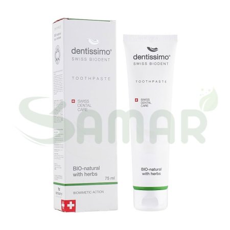 dentissimo bio natural with herbs toothpaste 75 ml