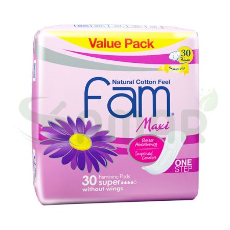 FAM MAXI PINK SUPER 30PCS