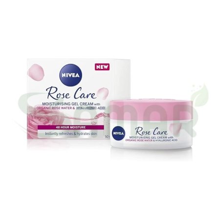 NIVEA ROSE WATER GEL CREAM 50ML