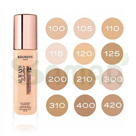 BOURJOIS ALWAYS FABULOUS FOUNDATION