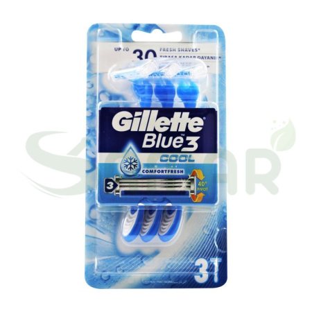 GILLETTE BLUE 3 COOL 3PCS