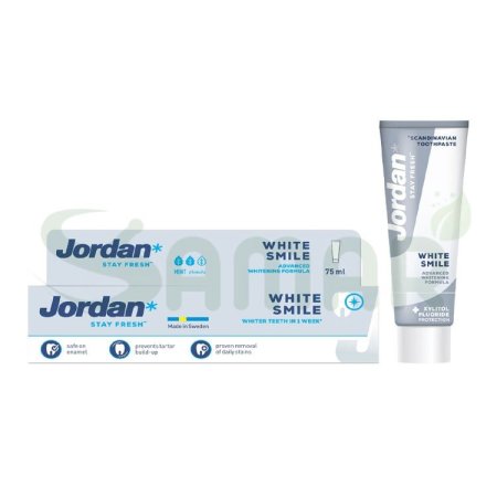 JORDAN TOOTHPASTE WHITE SMILE 75ML
