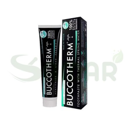 BUCCOTHERM WHITENING ACTIVATED CHARCOAL TOOTHPASTE 75ML
