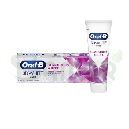 ORAL B 3D WHITE GLAMOROUS WHITE TOOTHPASTE 75ML