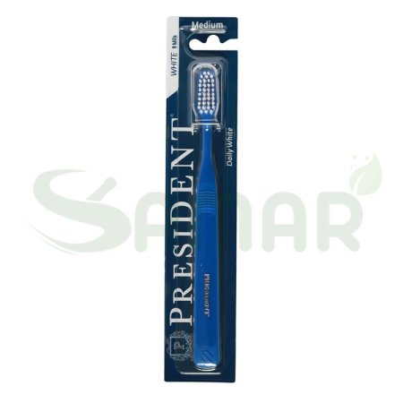 PRESIDENT WHITE TOOTHBRUSH