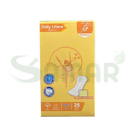 FIT DAILY LINERS 155MM 25 ULTRA SLIM