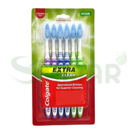 COLGATE EXTRA CLEAN TOOTH BRUSH 6PCS