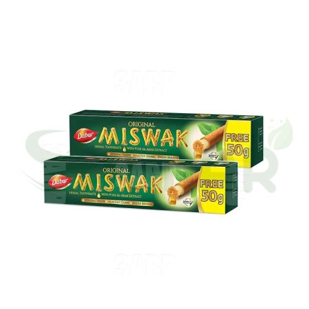 DABUR MISWAK TOOTHPASTE 190GM + TOOTHBRUSH