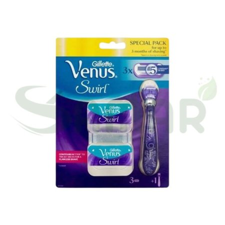 GILLETTE VENUS SWIRL RAZORS + 3BLADES