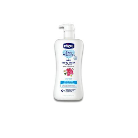 CHICCO BABY MOMENTS PROTECTION BODY WASH 500ML