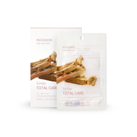 MIXSOON DAILY MASK PACK SUNDAY TOTAL CARE 10PCS