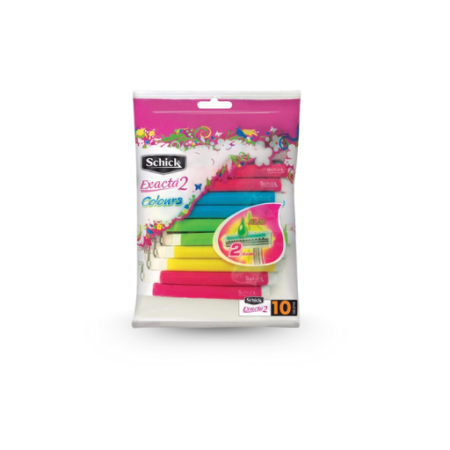 SCHICK EXACTA 2 WOMEN RAZORS 10PCS