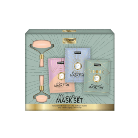 SENCE ILLUMINATING MASK SET & FACE ROLLER