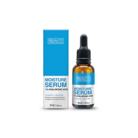 BEAUTY FORMULAS MOISTURE SERUM 1% HYALURONIC ACID 30ML