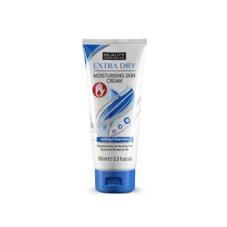 BEAUTY FORMULAS EXTRA DRY MOISTURISING SKIN CREAM 100ML