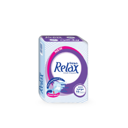SANITA RELAX ADULT DIAPERS LARGE 10PCS